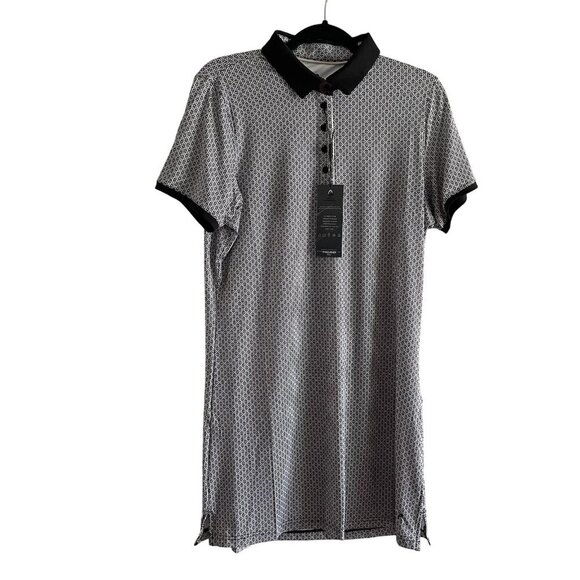 Head Golf Women L Black/Sand Celine Style UV Protection Moisture Wick Dress NWT - Picture 1 of 14